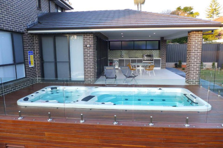 Плавательный спа бассейн Vortex Spas Hydrozone Exterme